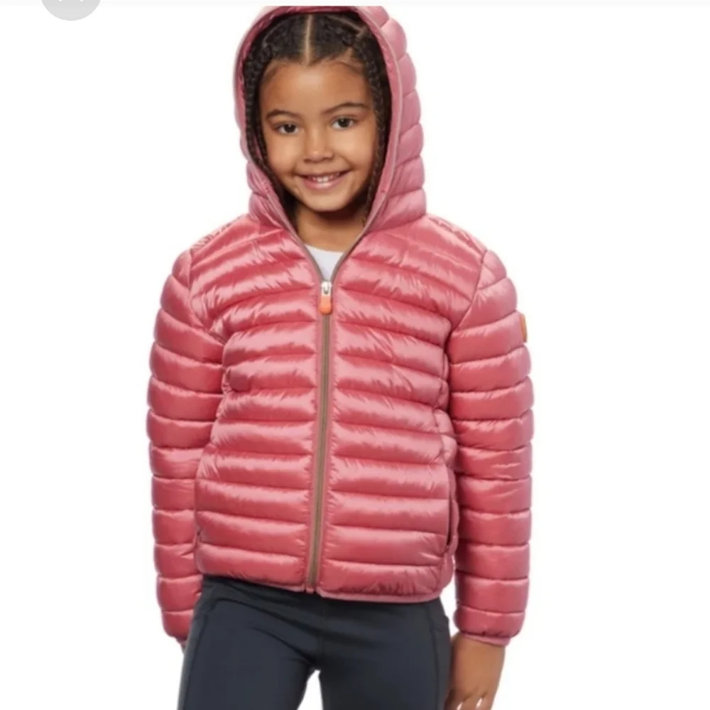 Kids’ Lightweight Puffer JacketNWT | Blue Hooded Coat | Warm Synthetic Down |